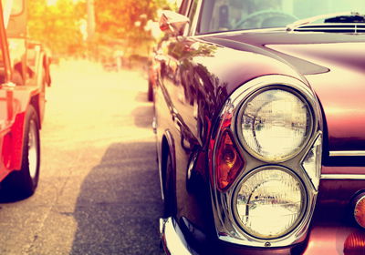 Ljuddämpande tavla - American retro car