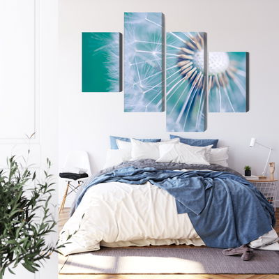 Ljuddämpande tavla - Dandelion on a macro scale