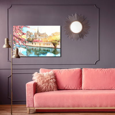 Ljuddämpande tavla - Notre dame cathedral painted