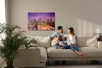 Ljuddämpande tavla - New York by night