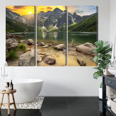 Ljuddämpande tavla - Morskie oko in tatra