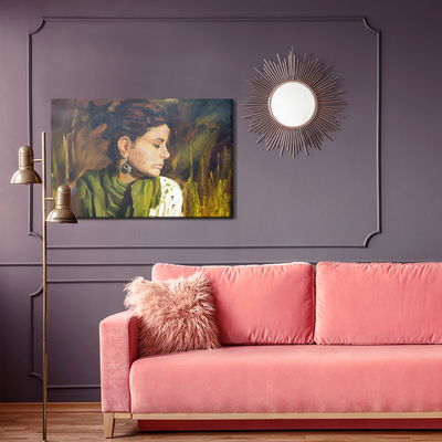 Ljuddämpande tavla - Portrait of a woman