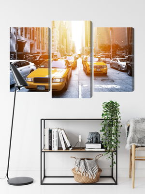 Ljuddämpande tavla - Taxi in the sunshine nyc
