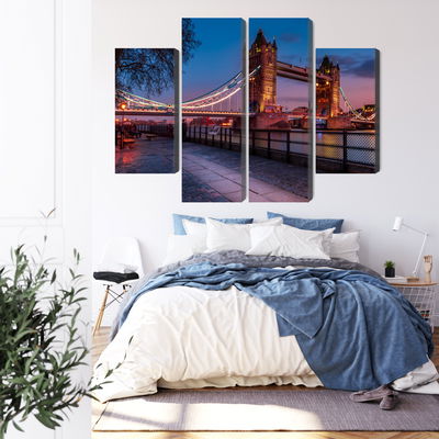 Ljuddämpande tavla - Tower bridge in London