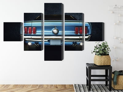 Ljuddämpande tavla - The back of an old ford