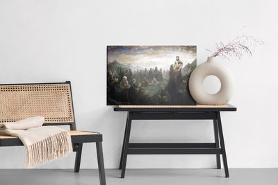 Ljuddämpande tavla - Jesus feeding thousands