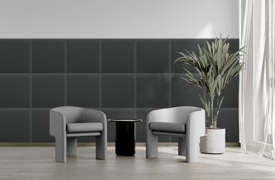 Firkantet lydabsorber - fløjl