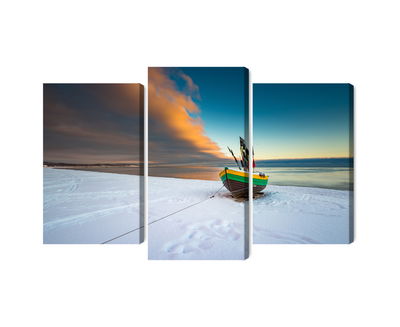 Ljuddämpande tavla - Fishing boat