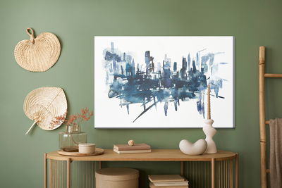 Ljuddämpande tavla - Abstract modern art