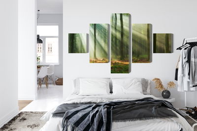 Ljuddämpande tavla - Forest landscape