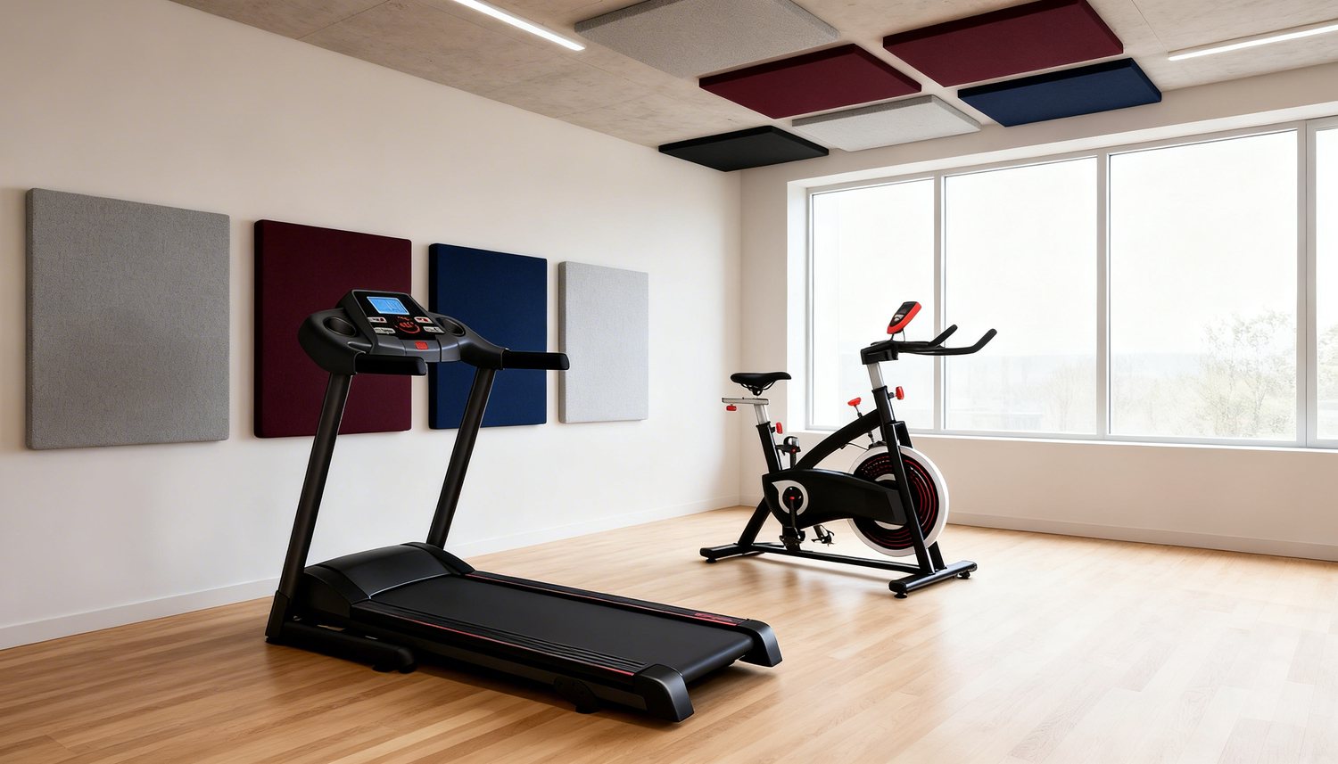 Ljuddämpa träningsmaskiner