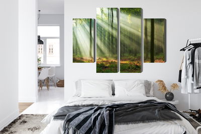 Ljuddämpande tavla - Forest landscape