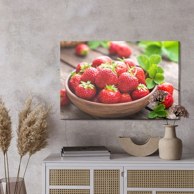 Ljuddämpande tavla - A bowl of strawberries