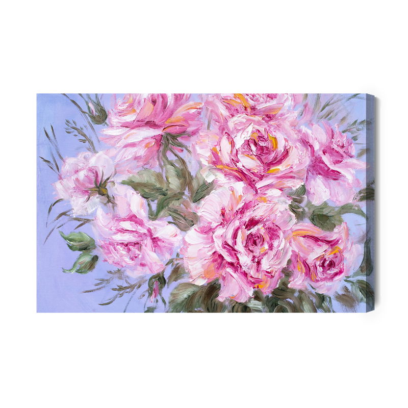 Ljuddämpande tavla - A bouquet of roses as painted