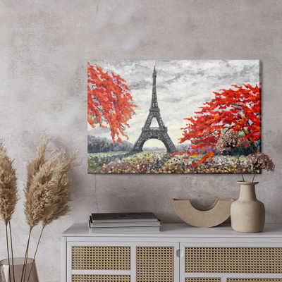 Ljuddämpande tavla - The eiffel tower between