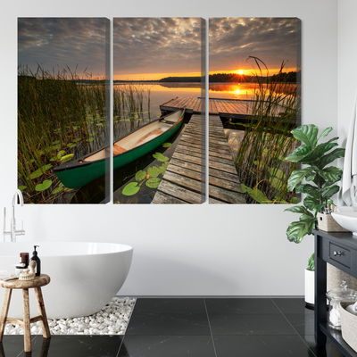 Ljuddämpande tavla - Summer sunrise