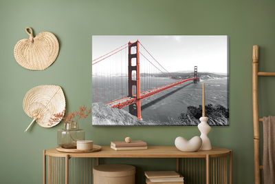 Ljuddämpande tavla - Bridge Golden Gate