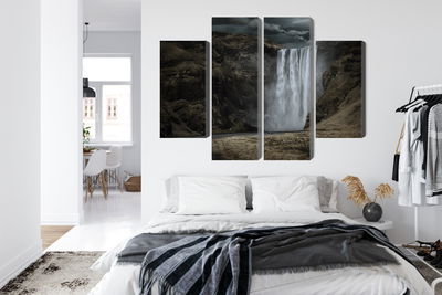 Ljuddämpande tavla - The majestic skogafoss