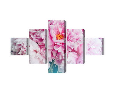 Ljuddämpande tavla - 3d peony bouquet