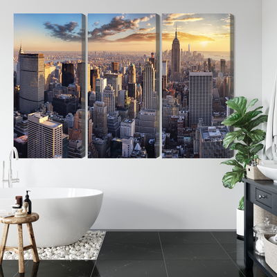 Ljuddämpande tavla - 3d panorama of New York city