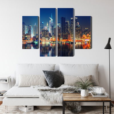 Ljuddämpande tavla - Panoramic view of manhattan