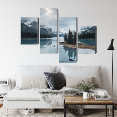 Ljuddämpande tavla - Ghost island in jasper