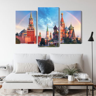 Ljuddämpande tavla - Panorama of the red square