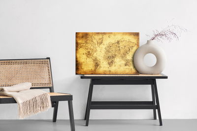 Ljuddämpande tavla - Ancient world map