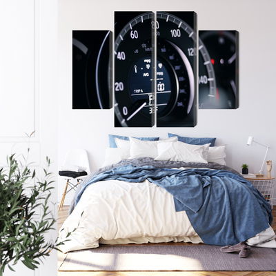 Ljuddämpande tavla - Modern car speedometer