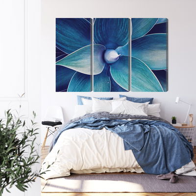 Ljuddämpande tavla - Top view of the plant