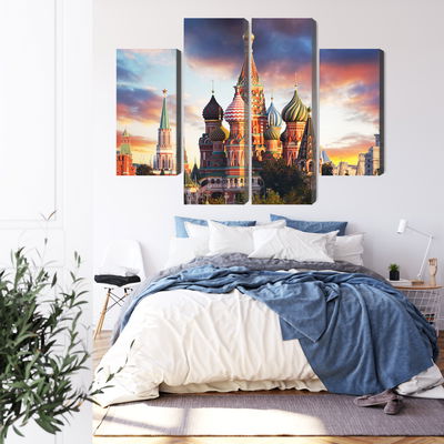 Ljuddämpande tavla - Moscow view of the red