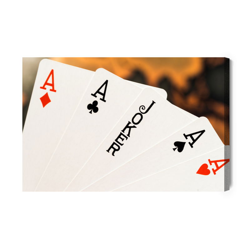 Ljuddämpande tavla - Joker among aces