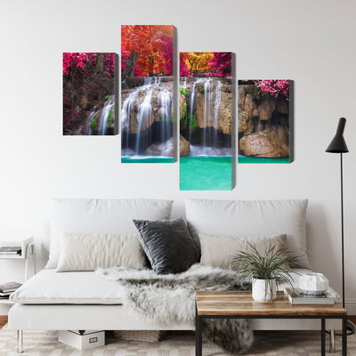 Ljuddämpande tavla - A waterfall in the deep