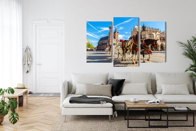 Ljuddämpande tavla - Horse carriages