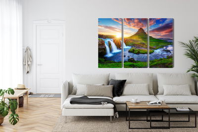 Ljuddämpande tavla - View of the kirkjufellsfoss