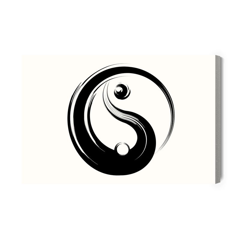 Ljuddämpande tavla - Yin yang symbol