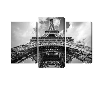 Ljuddämpande tavla - Paris eiffel tower black