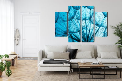 Ljuddämpande tavla - A close-up of a 3d dandelion