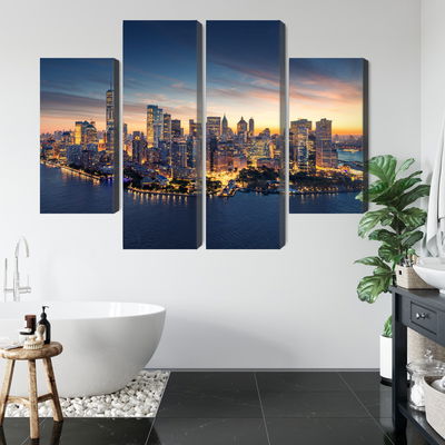 Ljuddämpande tavla - New York city panorama