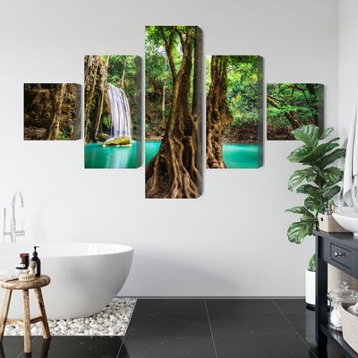 Ljuddämpande tavla - Erawan waterfalls