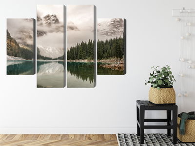 Ljuddämpande tavla - Moraine Lake in banff