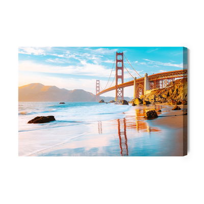 Ljuddämpande tavla - Golden Gate bridge