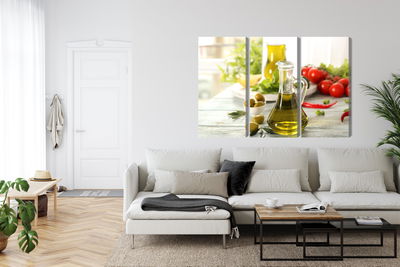 Ljuddämpande tavla - Jug with fresh oil