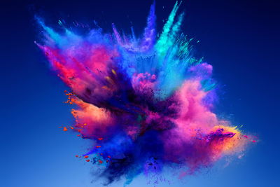 Ljuddämpande tavla - An abstract explosion