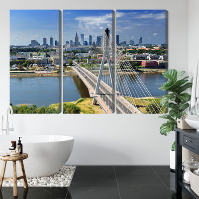 Ljuddämpande tavla - The bridge with the Warsaw