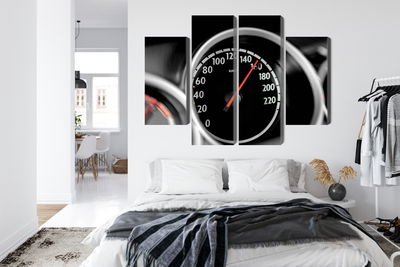 Ljuddämpande tavla - Car speedometer