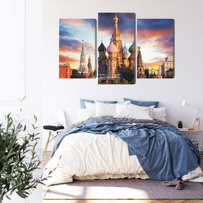 Ljuddämpande tavla - Moscow view of the red
