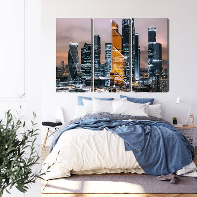 Ljuddämpande tavla - Panorama of moscow city