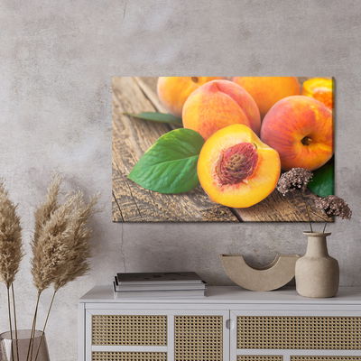 Ljuddämpande tavla - Peaches on wood