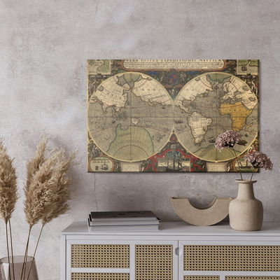 Ljuddämpande tavla - Ancient world map